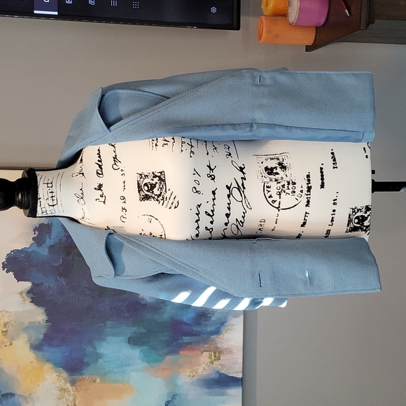 Nine west teal coat - Picture 6 of 7